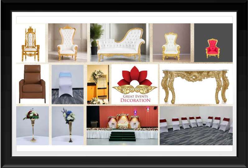 COMPLETE DECORATION PACKAGES WITH STAGE